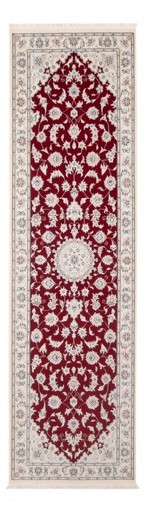 Løber Persisk tæppe - Nain - Premium - 250 x 78 cm - rød