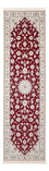 Løber Persisk tæppe - Nain - Premium - 250 x 78 cm - rød