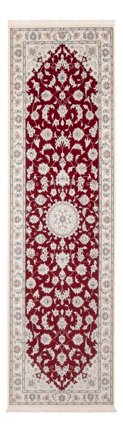 Løber Persisk tæppe - Nain - Premium - 250 x 78 cm - rød