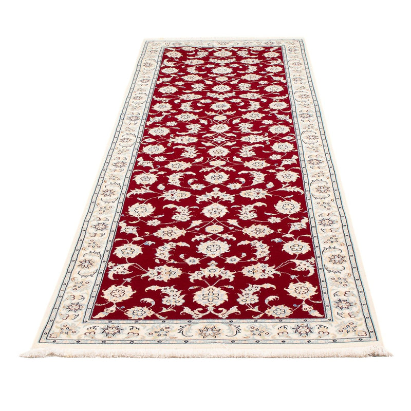 Løber Persisk tæppe - Nain - Premium - 249 x 81 cm - rød