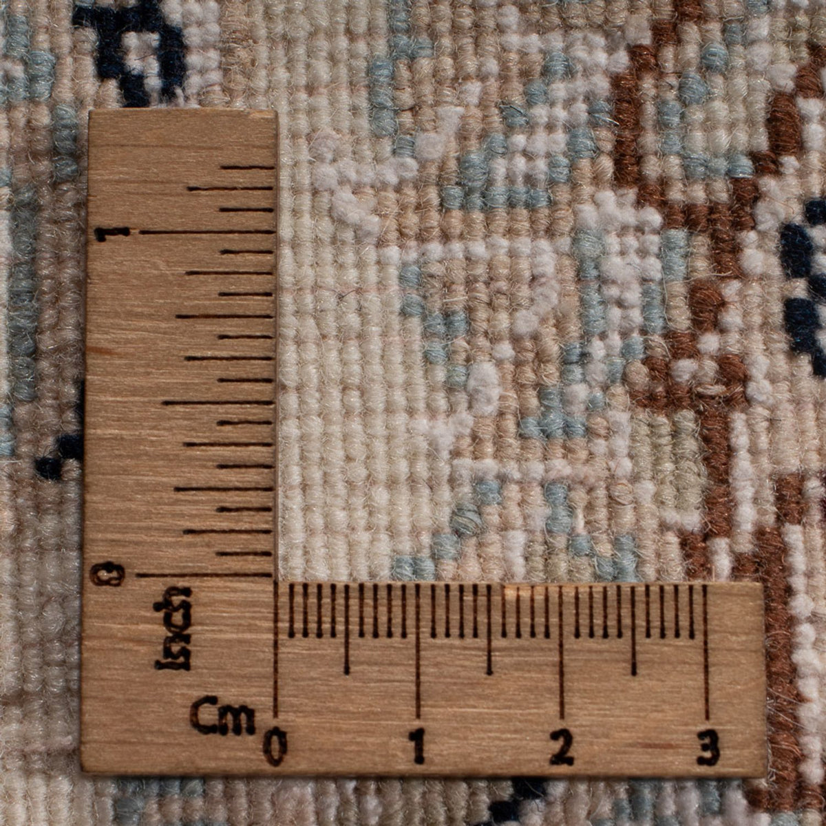 Persisk tæppe - Nain - Premium - 346 x 244 cm - mørkeblå