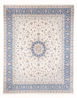 Persisk tæppe - Nain - Premium - 297 x 246 cm - creme