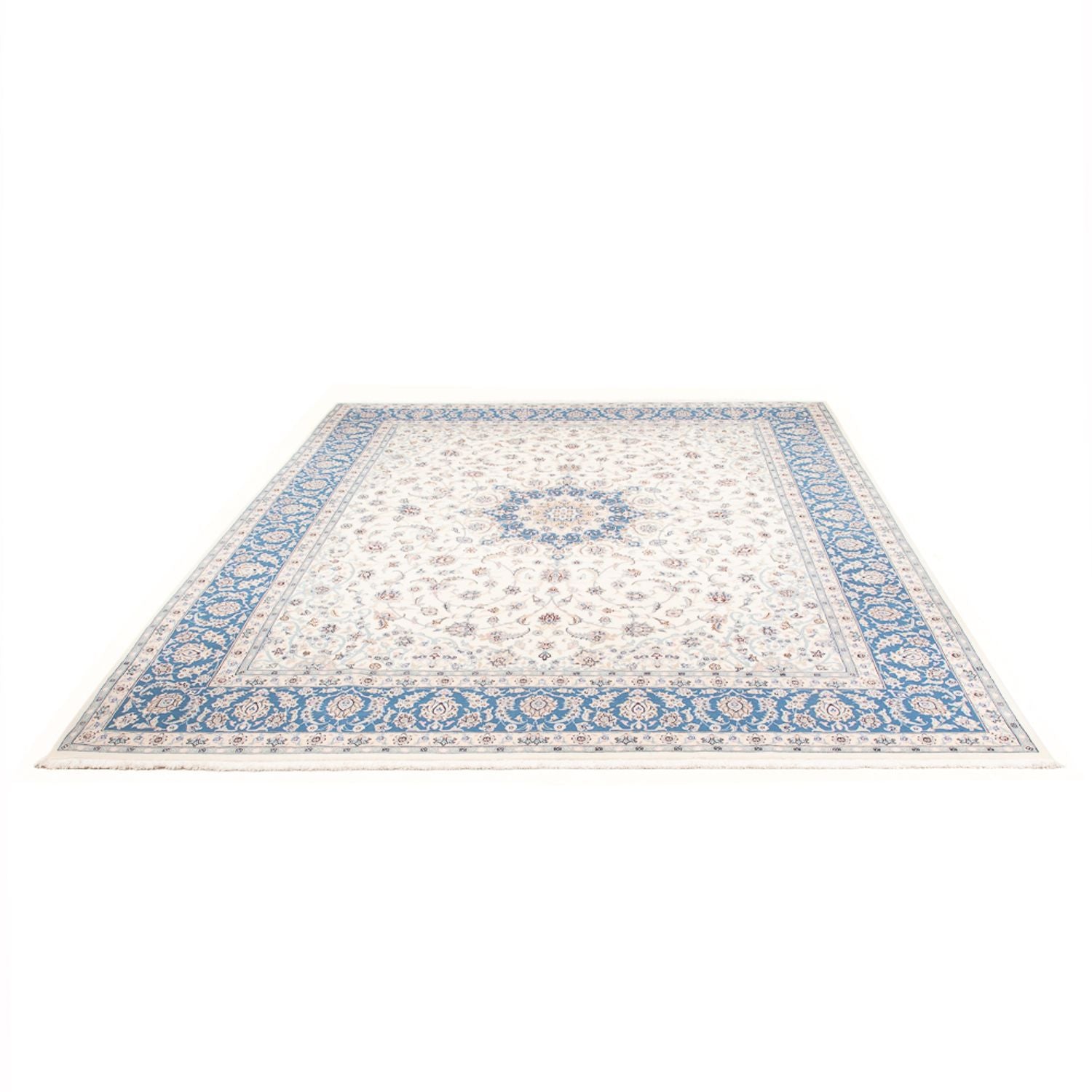 Persisk tæppe - Nain - Premium - 297 x 246 cm - creme