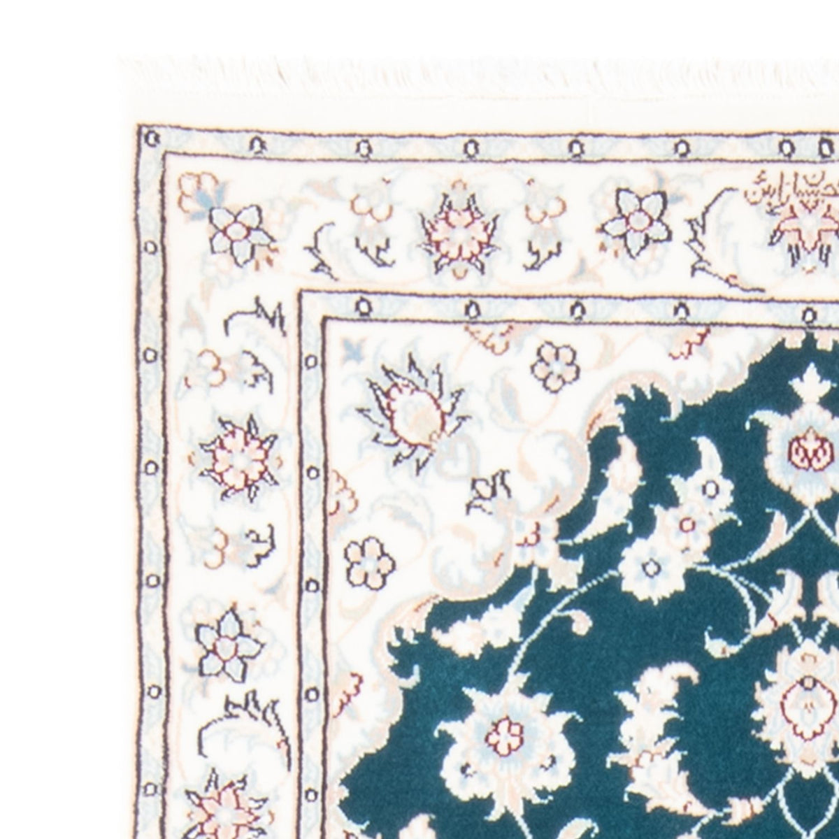 Løber Persisk tæppe - Nain - Royal - 200 x 81 cm - grøn