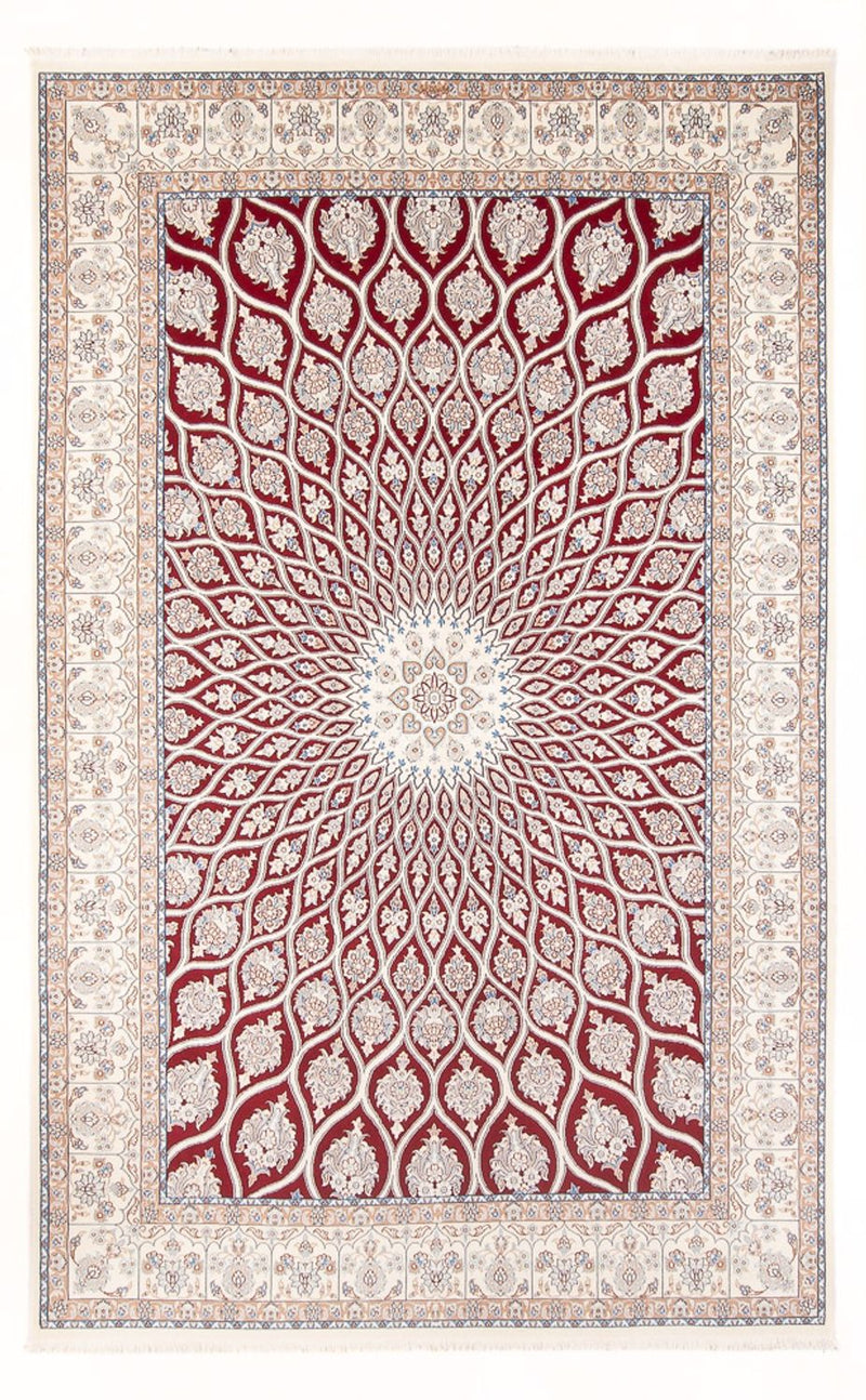 Persisk tæppe - Nain - Premium - 297 x 196 cm - rød