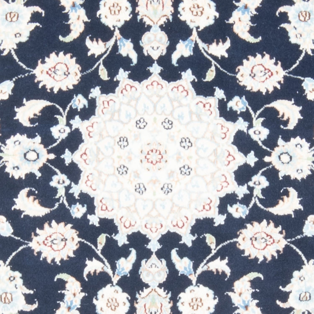 Løber Persisk tæppe - Nain - Royal - 204 x 81 cm - mørkeblå