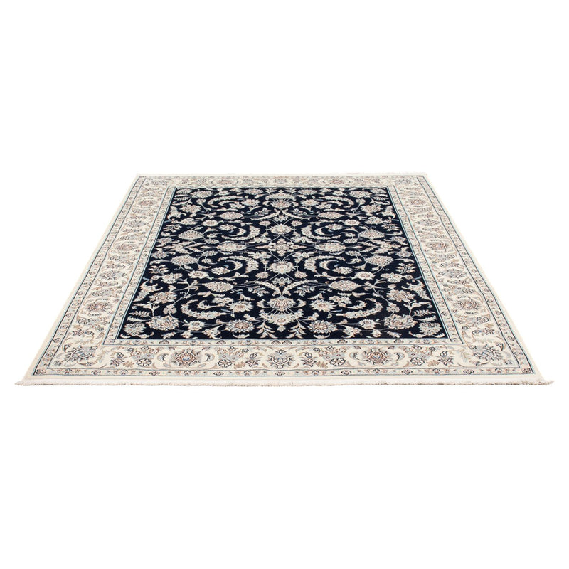 Persisk tæppe - Nain - Premium - 200 x 149 cm - mørkeblå