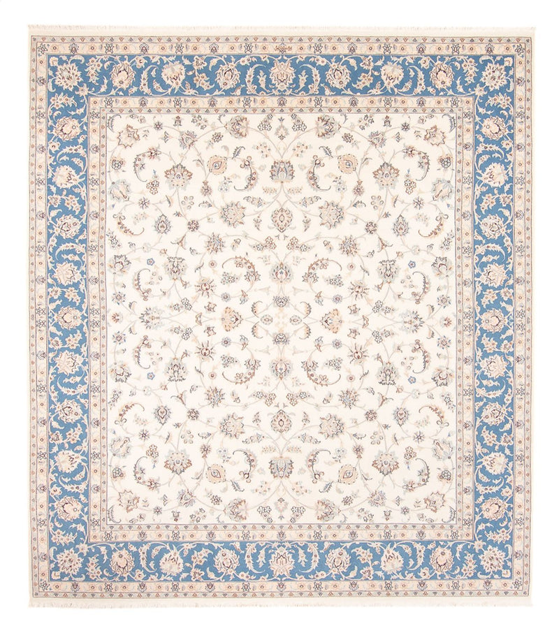 Persisk tæppe - Nain - 259 x 228 cm - creme