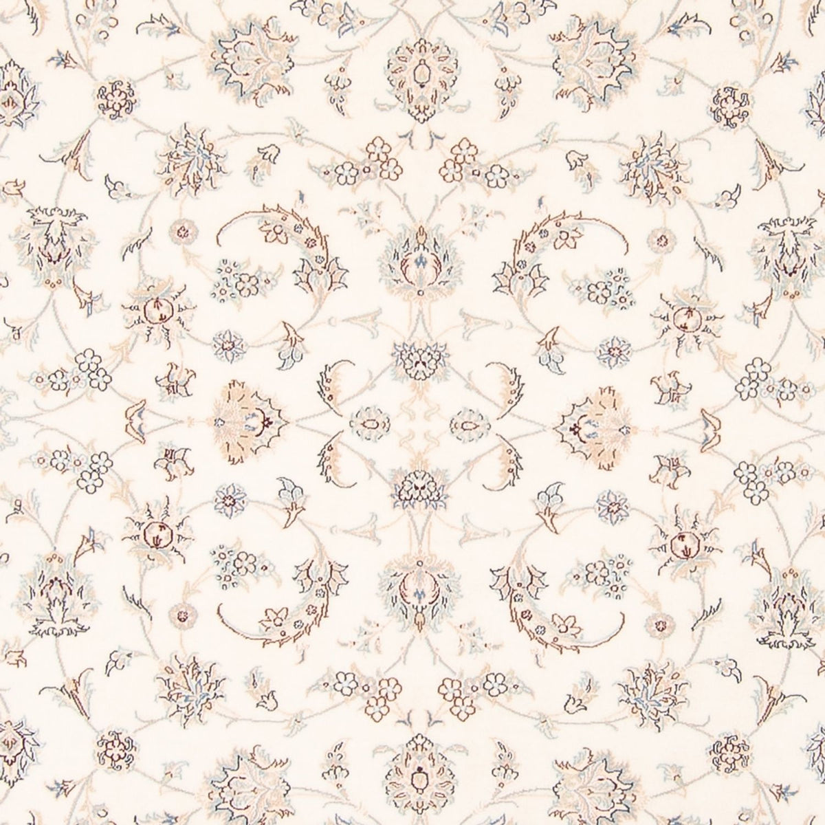 Persisk tæppe - Nain - 259 x 228 cm - creme