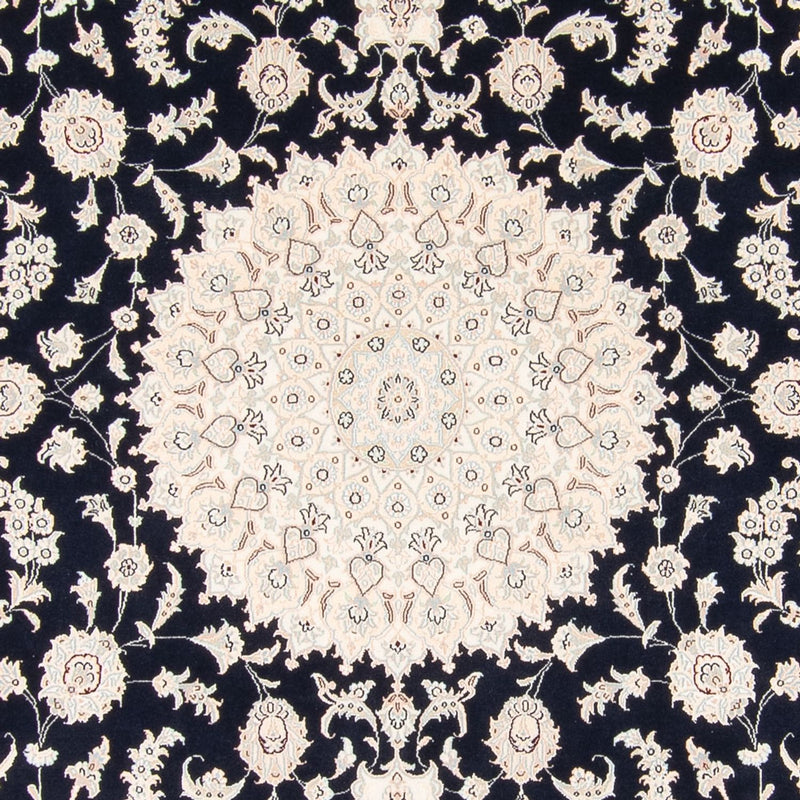 Persisk tæppe - Nain - 268 x 245 cm - mørkeblå