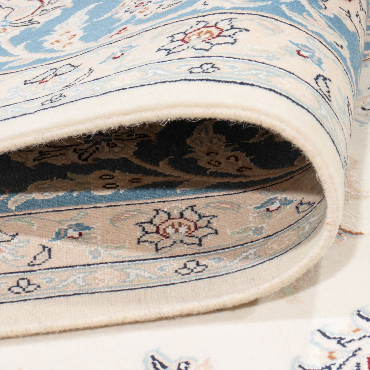 Persisk tæppe - Nain - Premium - 345 x 247 cm - creme