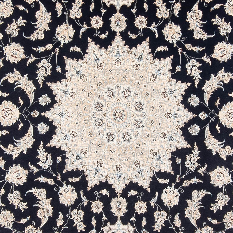 Persisk tæppe - Nain - Premium - 348 x 245 cm - mørkeblå