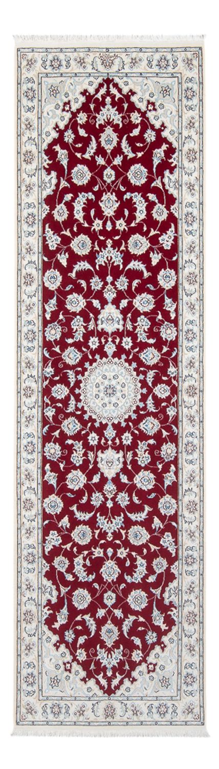 Løber Persisk tæppe - Nain - Premium - 254 x 82 cm - rød
