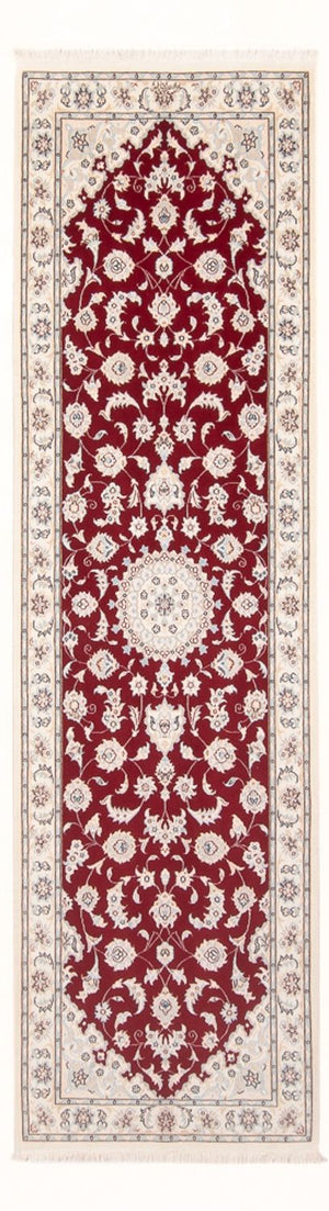 Løber Persisk tæppe - Nain - Premium - 248 x 81 cm - rød