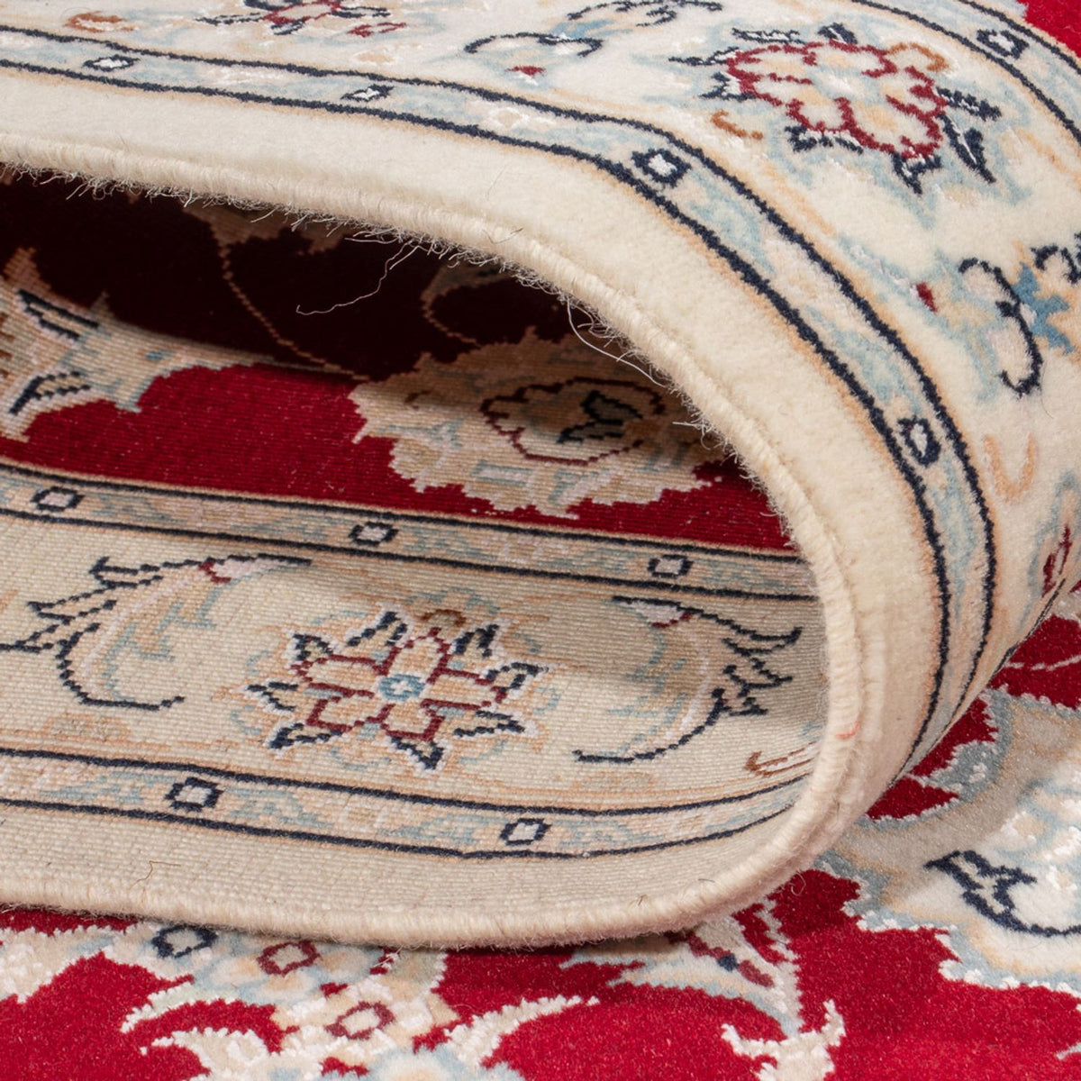 Løber Persisk tæppe - Nain - Premium - 248 x 81 cm - rød