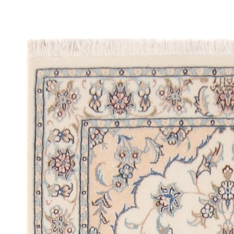 Løber Persisk tæppe - Nain - Premium - 253 x 82 cm - creme