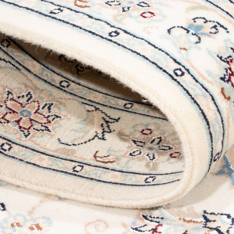 Løber Persisk tæppe - Nain - Premium - 253 x 82 cm - creme