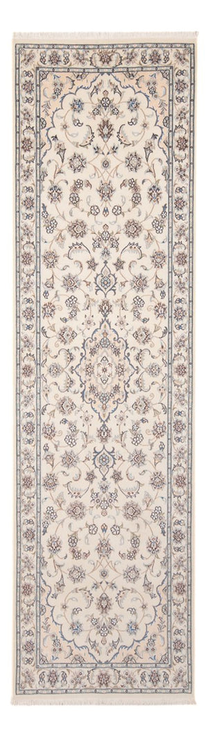 Løber Persisk tæppe - Nain - Premium - 261 x 82 cm - creme