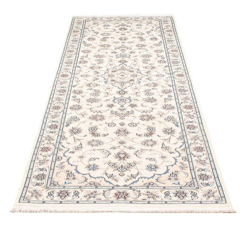 Løber Persisk tæppe - Nain - Premium - 261 x 82 cm - creme