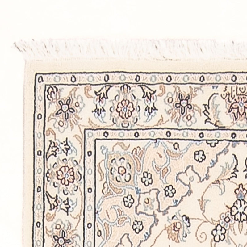 Løber Persisk tæppe - Nain - Premium - 249 x 82 cm - creme