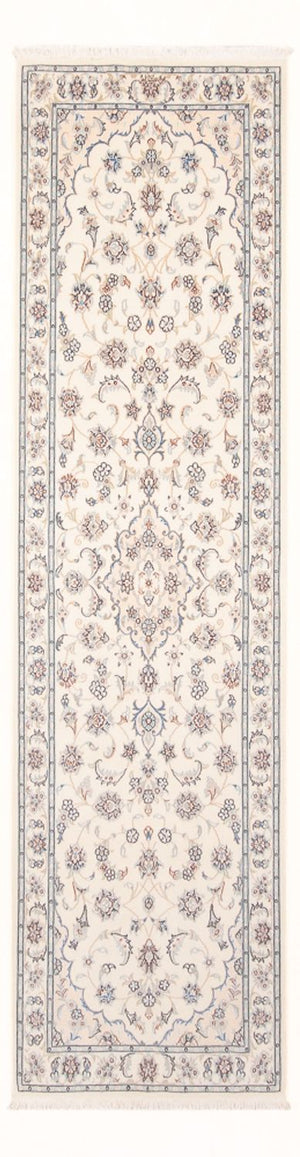 Løber Persisk tæppe - Nain - Premium - 258 x 79 cm - creme