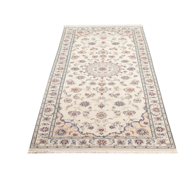 Løber Persisk tæppe - Nain - Royal - 210 x 80 cm - creme