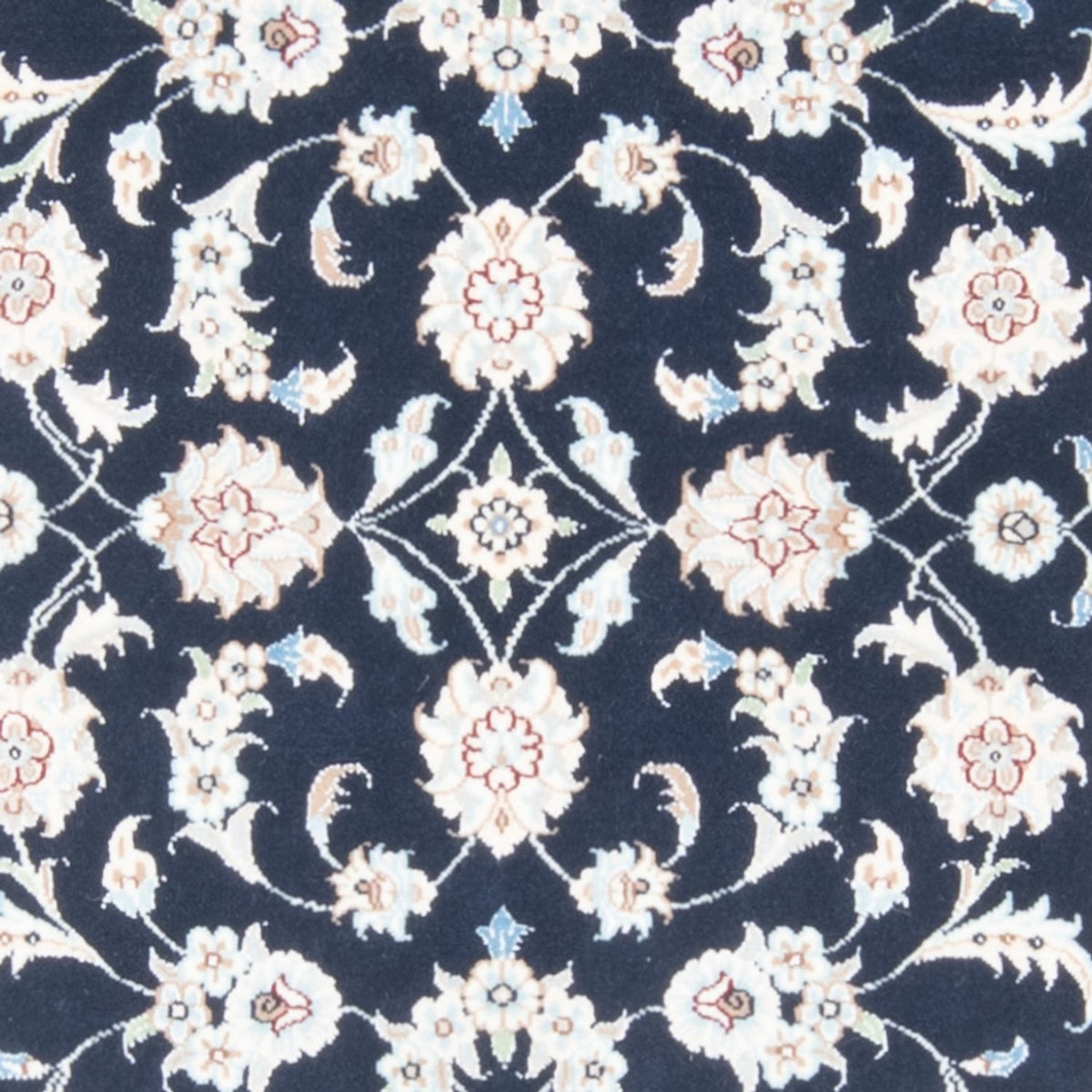 Løber Persisk tæppe - Nain - Royal - 203 x 79 cm - mørkeblå