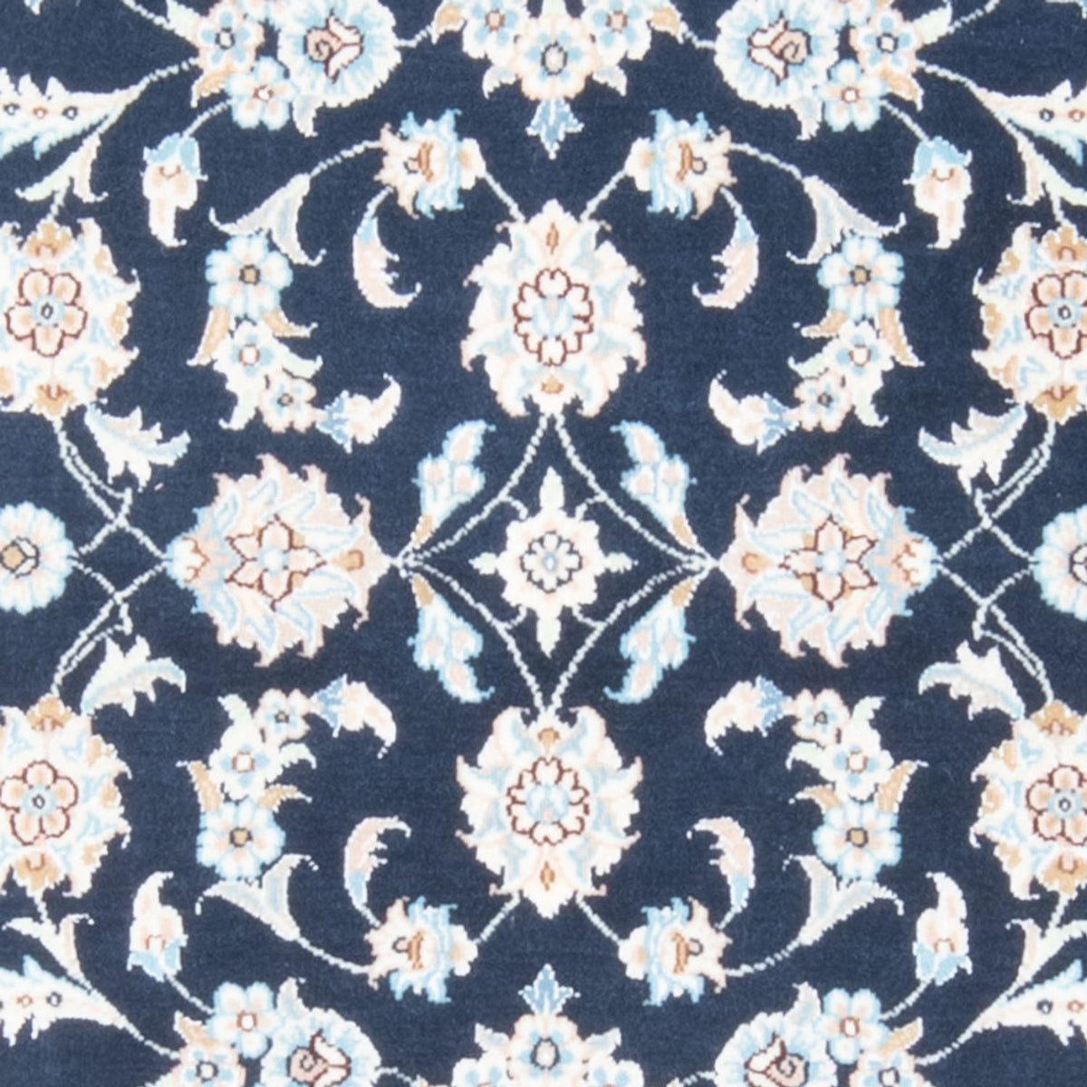 Løber Persisk tæppe - Nain - Royal - 205 x 78 cm - mørkeblå