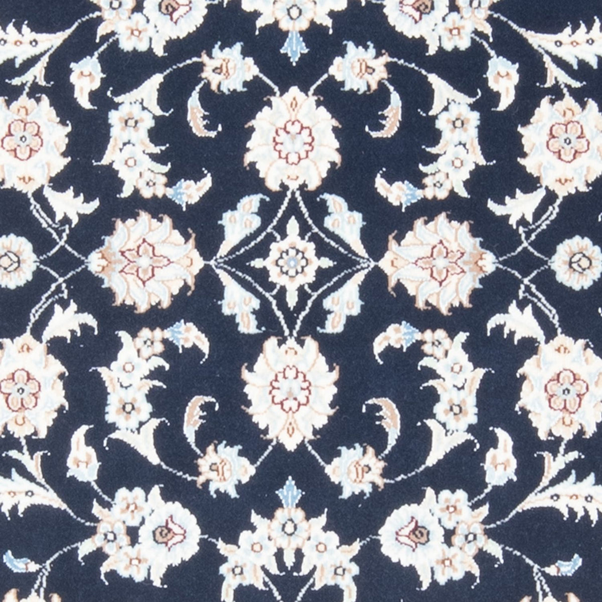 Løber Persisk tæppe - Nain - Royal - 205 x 80 cm - mørkeblå