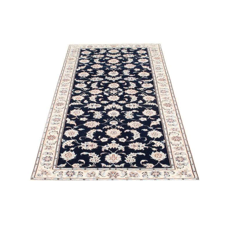 Løber Persisk tæppe - Nain - Royal - 205 x 80 cm - mørkeblå