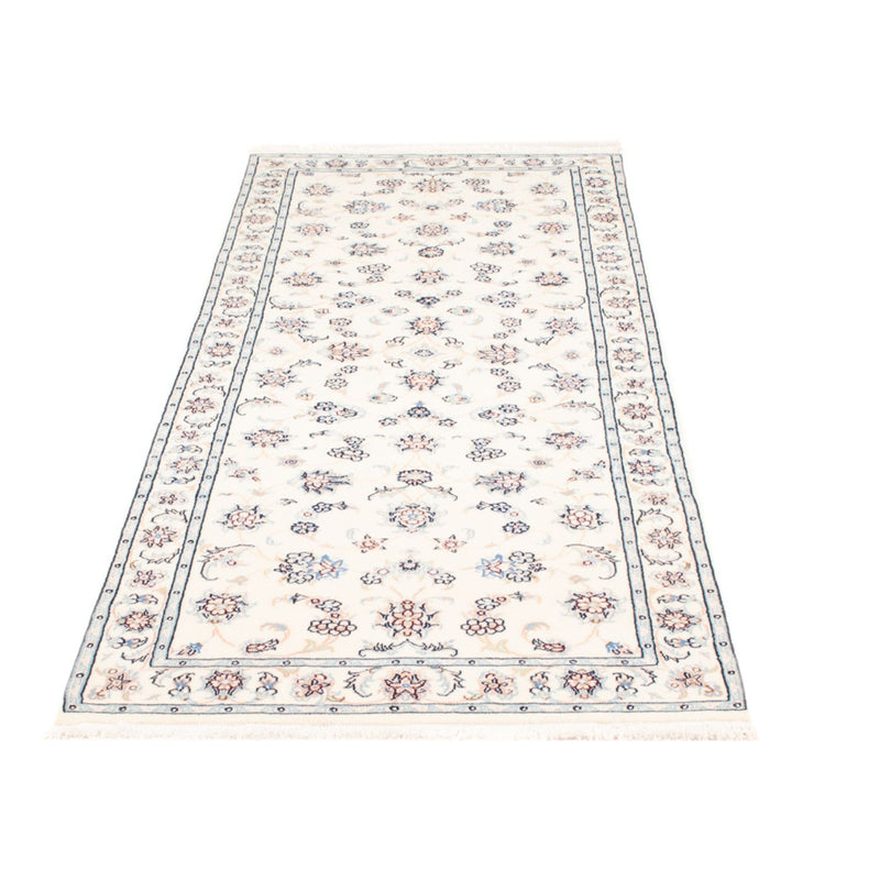 Løber Persisk tæppe - Nain - Royal - 197 x 78 cm - creme