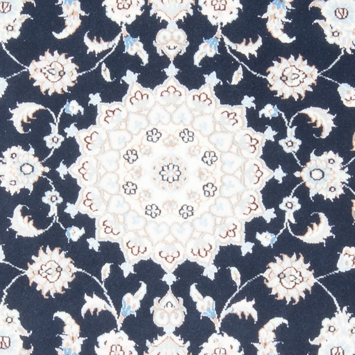 Løber Persisk tæppe - Nain - Royal - 200 x 81 cm - mørkeblå