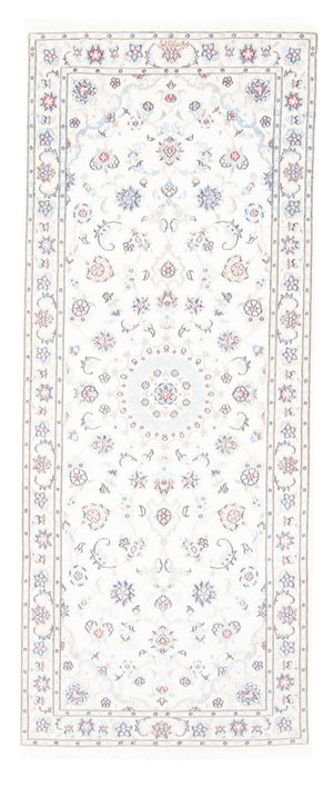Løber Persisk tæppe - Nain - Royal - 200 x 80 cm - creme