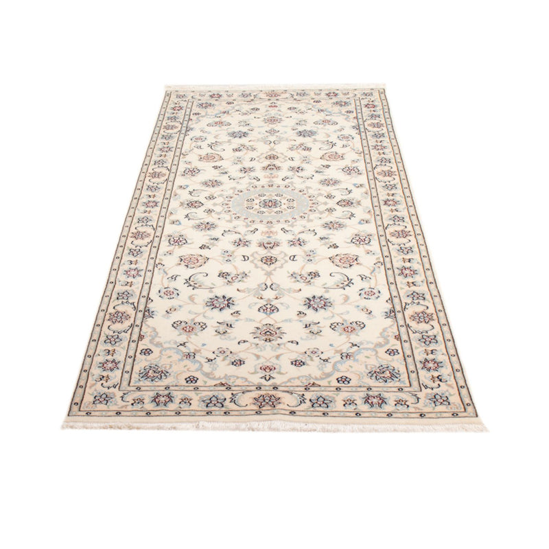 Løber Persisk tæppe - Nain - Royal - 200 x 80 cm - creme