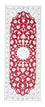 Løber Persisk tæppe - Nain - Royal - 200 x 80 cm - rød