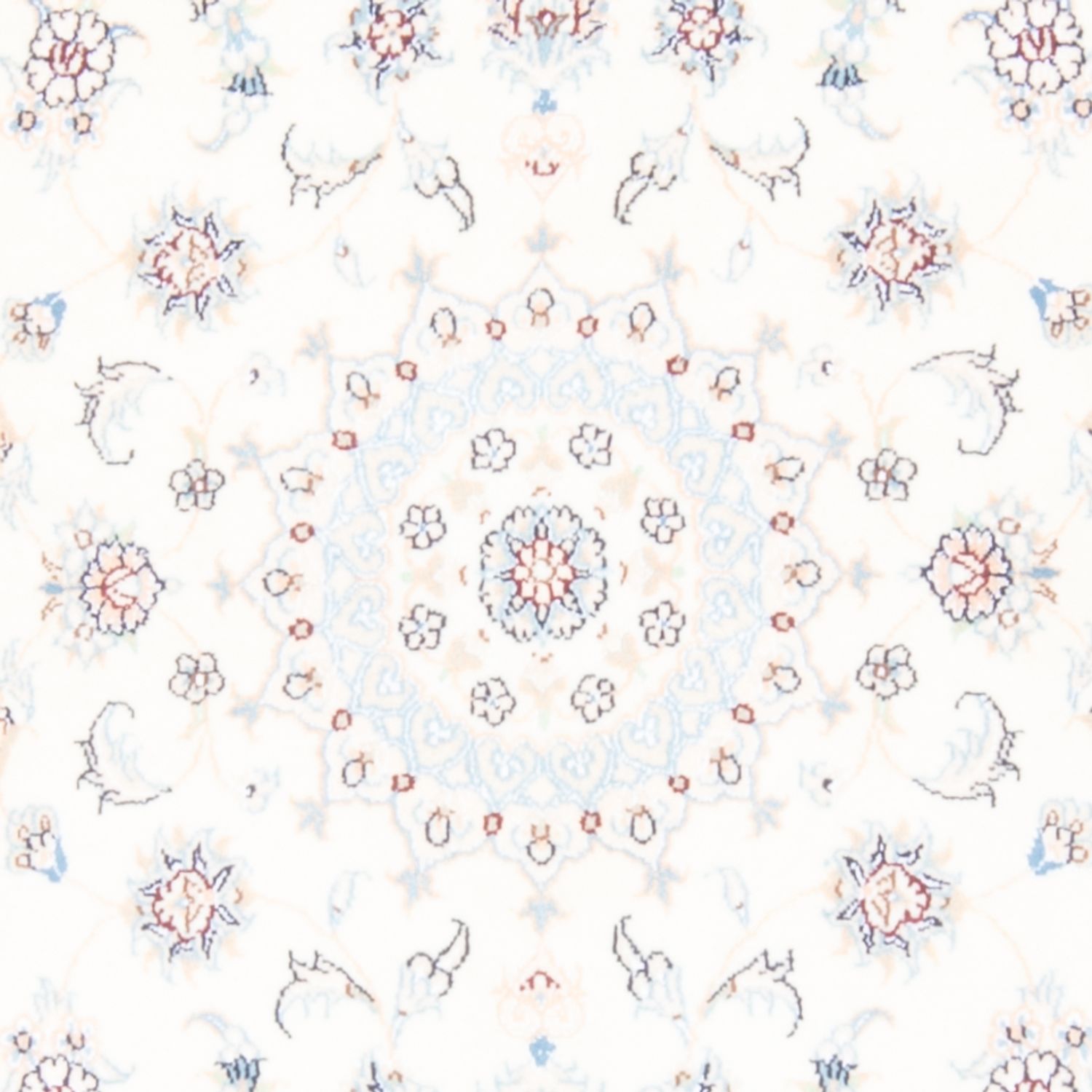 Løber Persisk tæppe - Nain - Royal - 197 x 81 cm - creme