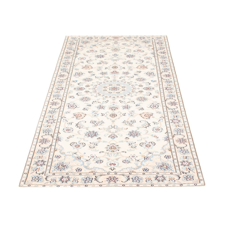 Løber Persisk tæppe - Nain - Royal - 197 x 81 cm - creme