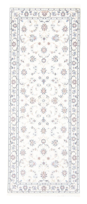 Løber Persisk tæppe - Nain - Royal - 203 x 80 cm - creme