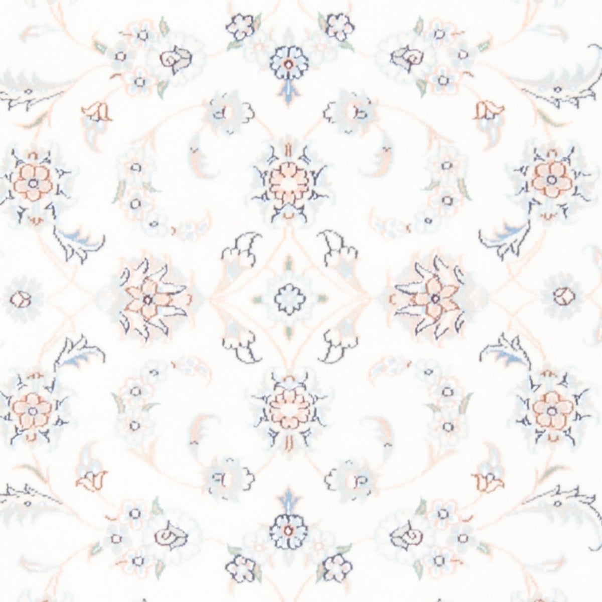 Løber Persisk tæppe - Nain - Royal - 196 x 81 cm - creme