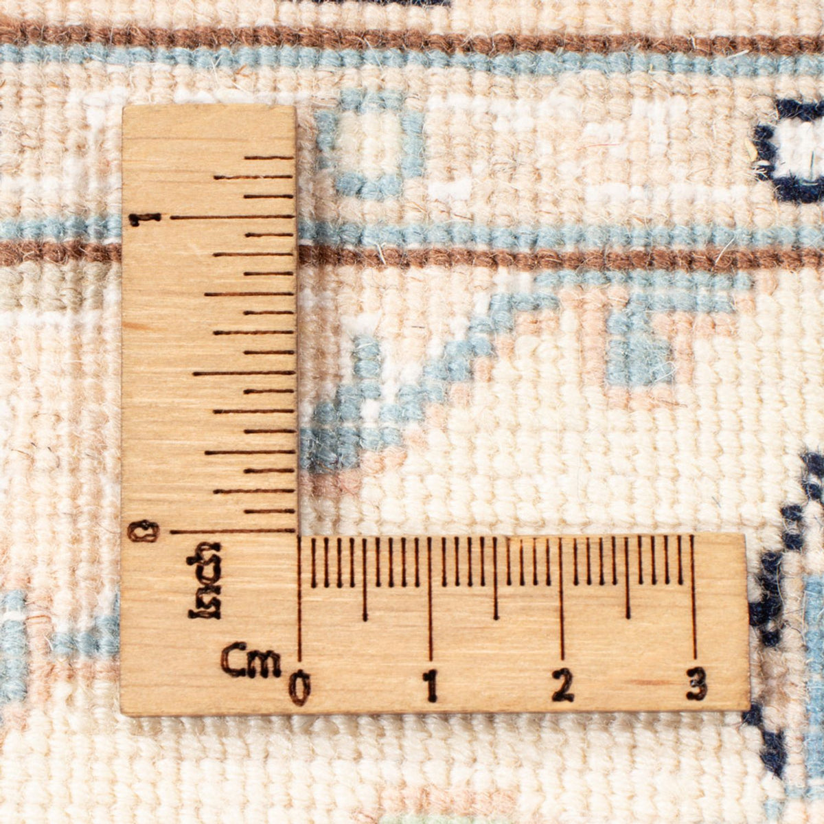 Løber Persisk tæppe - Nain - Royal - 206 x 79 cm - creme