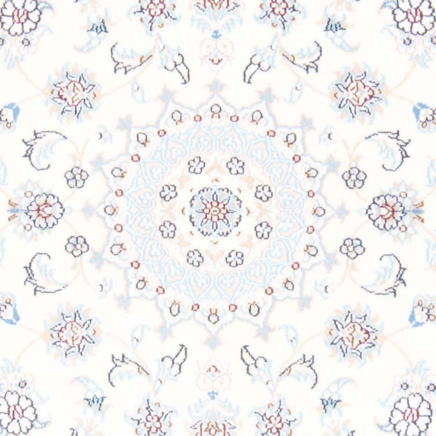 Løber Persisk tæppe - Nain - Royal - 200 x 80 cm - creme