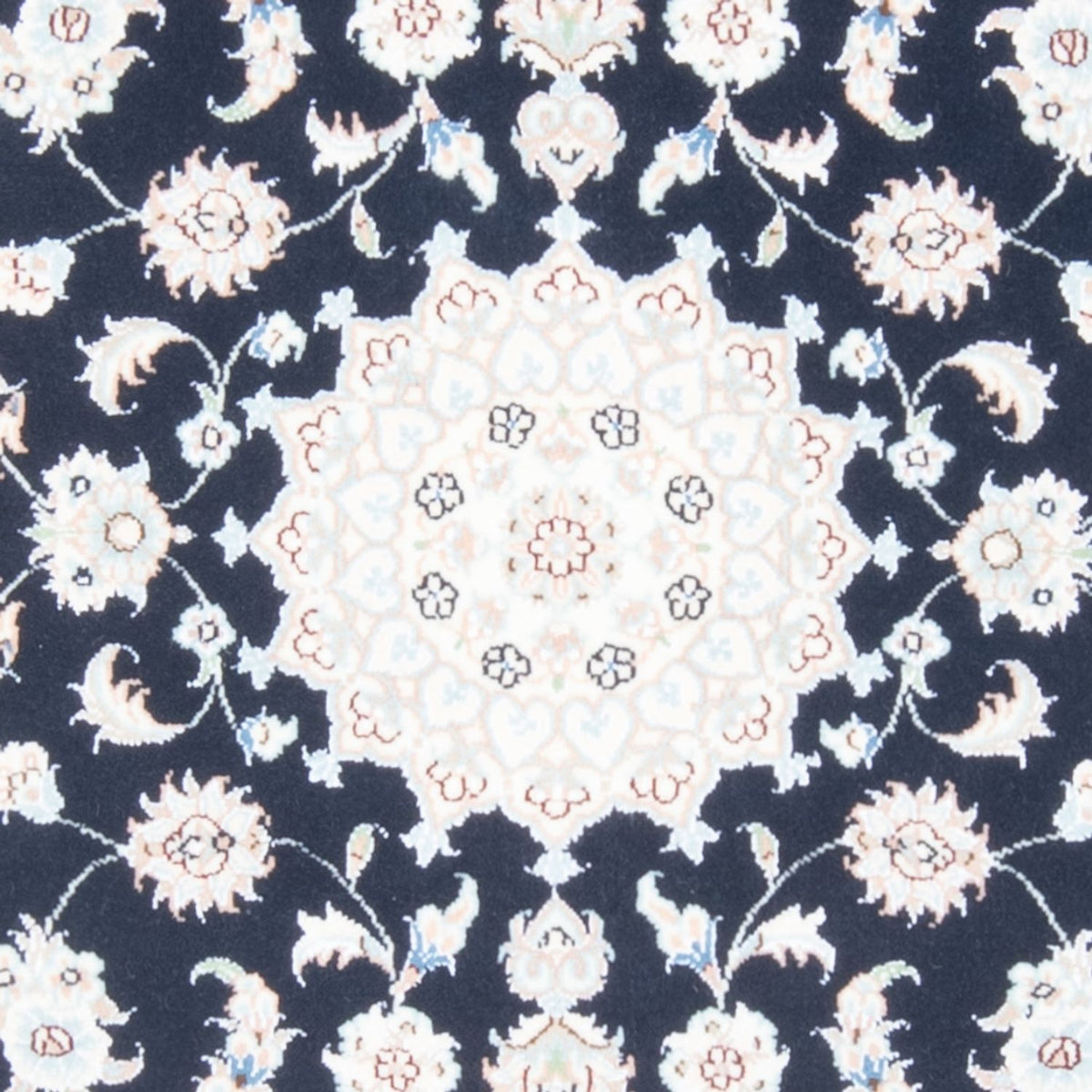 Løber Persisk tæppe - Nain - Royal - 198 x 81 cm - mørkeblå