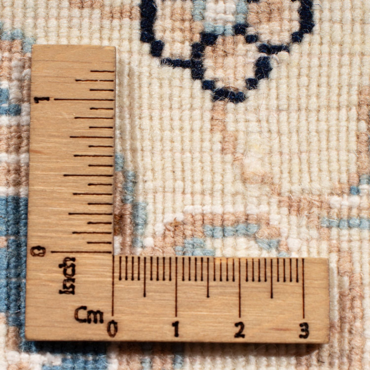 Løber Persisk tæppe - Nain - Royal - 204 x 82 cm - lyseblå