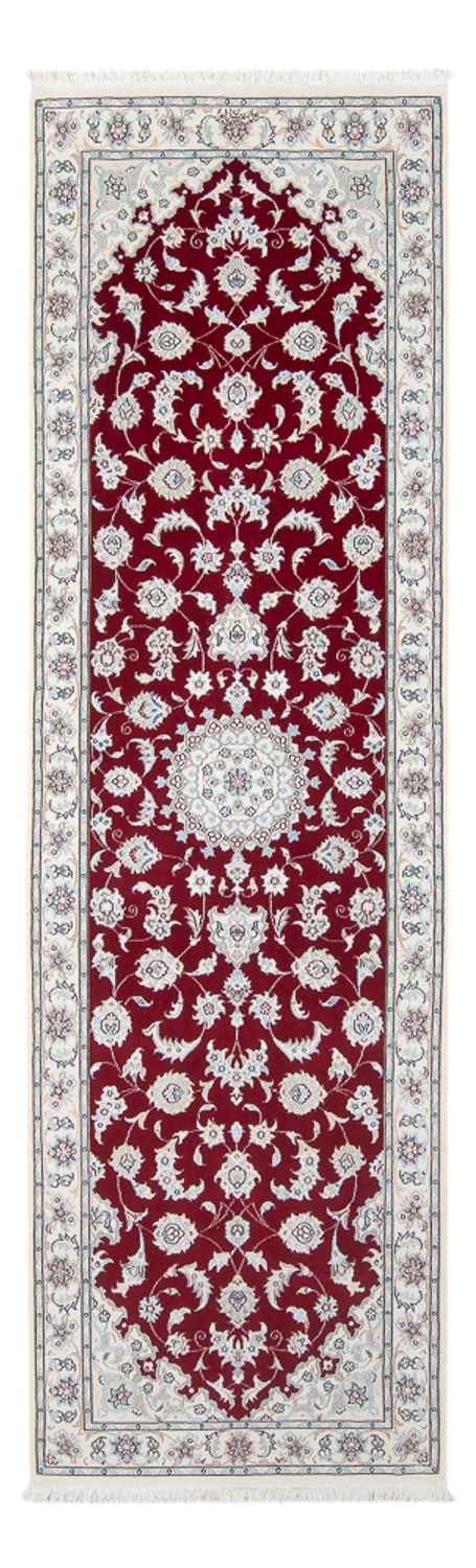 Løber Persisk tæppe - Nain - Premium - 243 x 81 cm - rød
