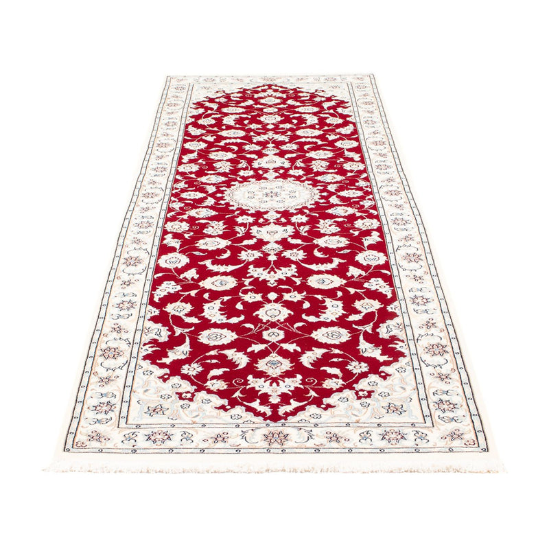 Løber Persisk tæppe - Nain - Premium - 243 x 81 cm - rød