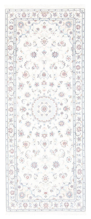 Løber Persisk tæppe - Nain - Royal - 199 x 81 cm - creme