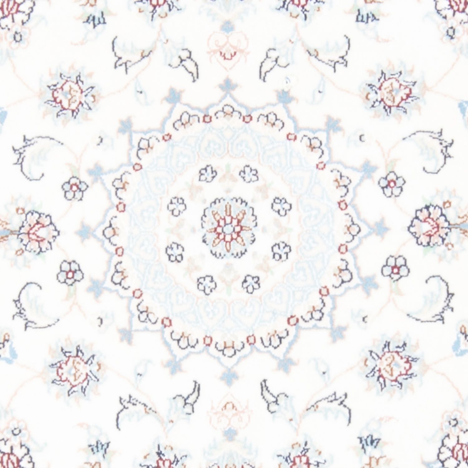 Løber Persisk tæppe - Nain - Royal - 199 x 81 cm - creme