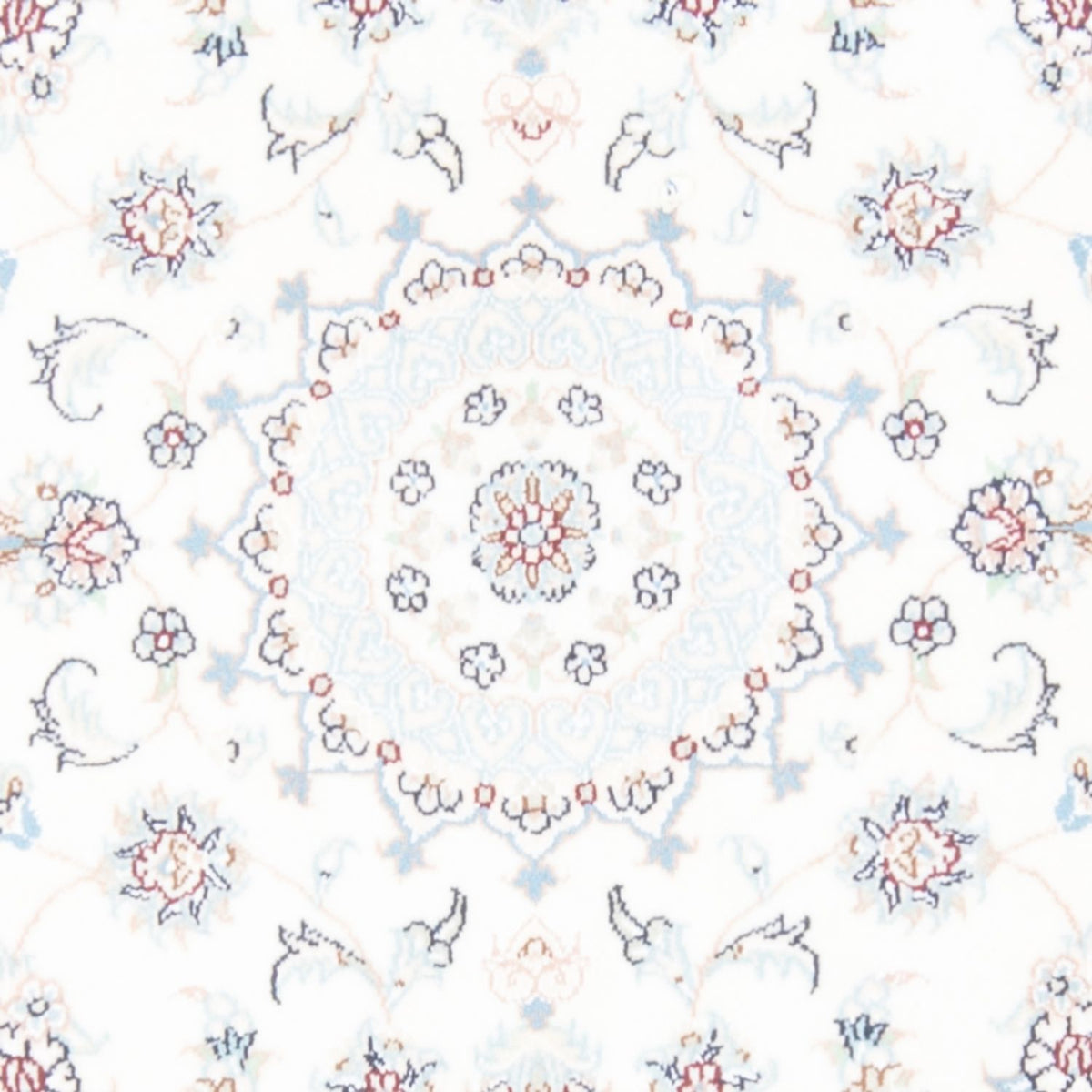 Løber Persisk tæppe - Nain - Royal - 199 x 81 cm - creme