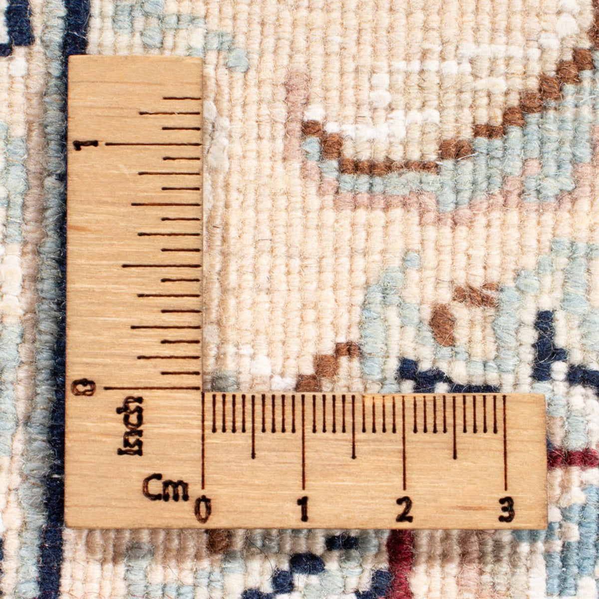 Løber Persisk tæppe - Nain - Royal - 199 x 81 cm - creme