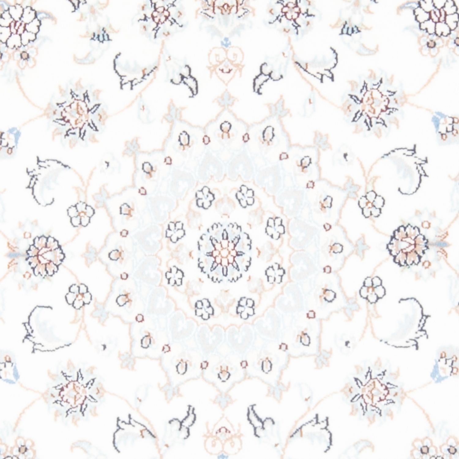Løber Persisk tæppe - Nain - Royal - 198 x 80 cm - creme
